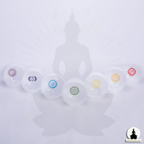 mysingingbowl - White crystal bowl with chakra symbol (5)