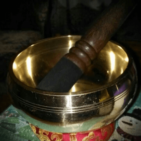 Hand-hammered Tibetan singing bowl - 4 musical notes to choose from