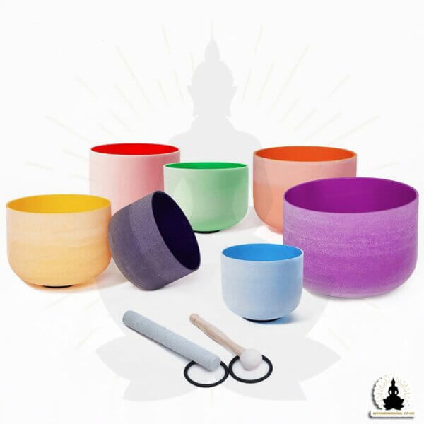 mysingingbowl - Coloured Crystal Bowl Complete Set (1)