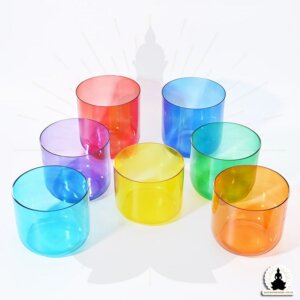 mysingingbowl - clear coloured crystal singing bowls - complete set 7inch (1)