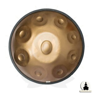 mysingingbowl - Golden handpan – 17 notes Hang drum (1)