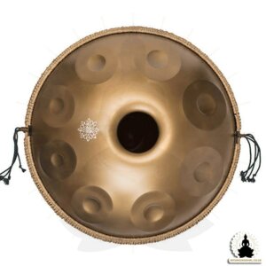 mysingingbowl - Golden handpan – 17 notes Hang drum (2)