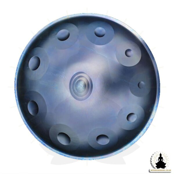 mysingingbowl - 10 Note Handpan – Galaxy Blue – D Minor (1)
