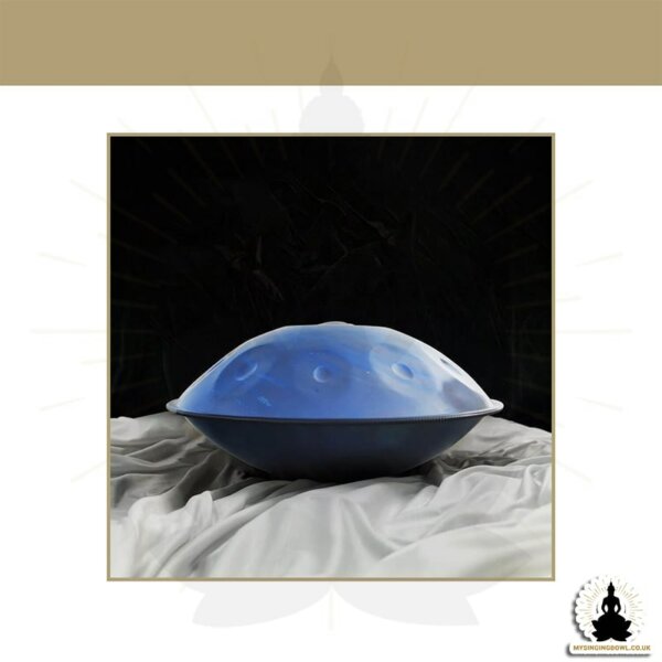 mysingingbowl - 10 Notes Handpan - Steel Blue - D Minor (2)