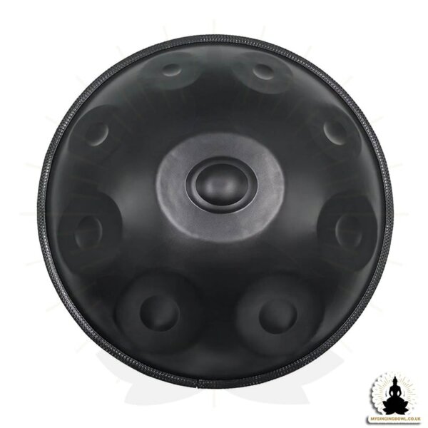 mysingingbowl - 9 Note Handpan - Dark Black - D Minor (1)