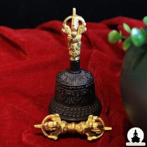 mysingingbowl - Ceremonial Tibetan Bell with its Dorje (2)