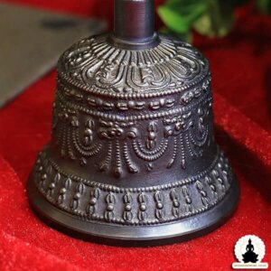 mysingingbowl - Ceremonial Tibetan Bell with its Dorje (4)