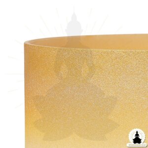 Crystal Bowl - Lotus Flower - GOLD - 20cm (3)