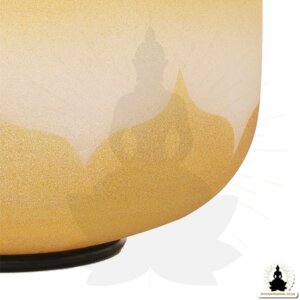 Crystal Bowl - Lotus Flower - GOLD - 20cm (4)
