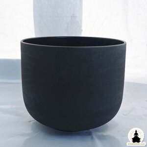 Colored Crystal Singing Bowl – Deep Black (1)