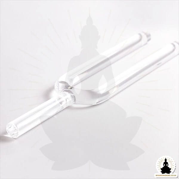thumbnail image 2 of Tuning Fork Feet Accessory, Aluminium Alloy Tuning Fork Feet With Crystals Base For Meditation, Stress Relief, Energy Channeling 2 of 7
