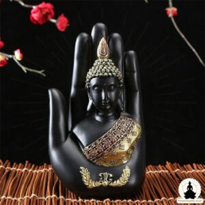 Buddha Statue Resin Buddha Hand (18 cm) Zen Home Decoration (1)